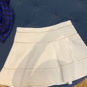 Fit and flare mini skirt